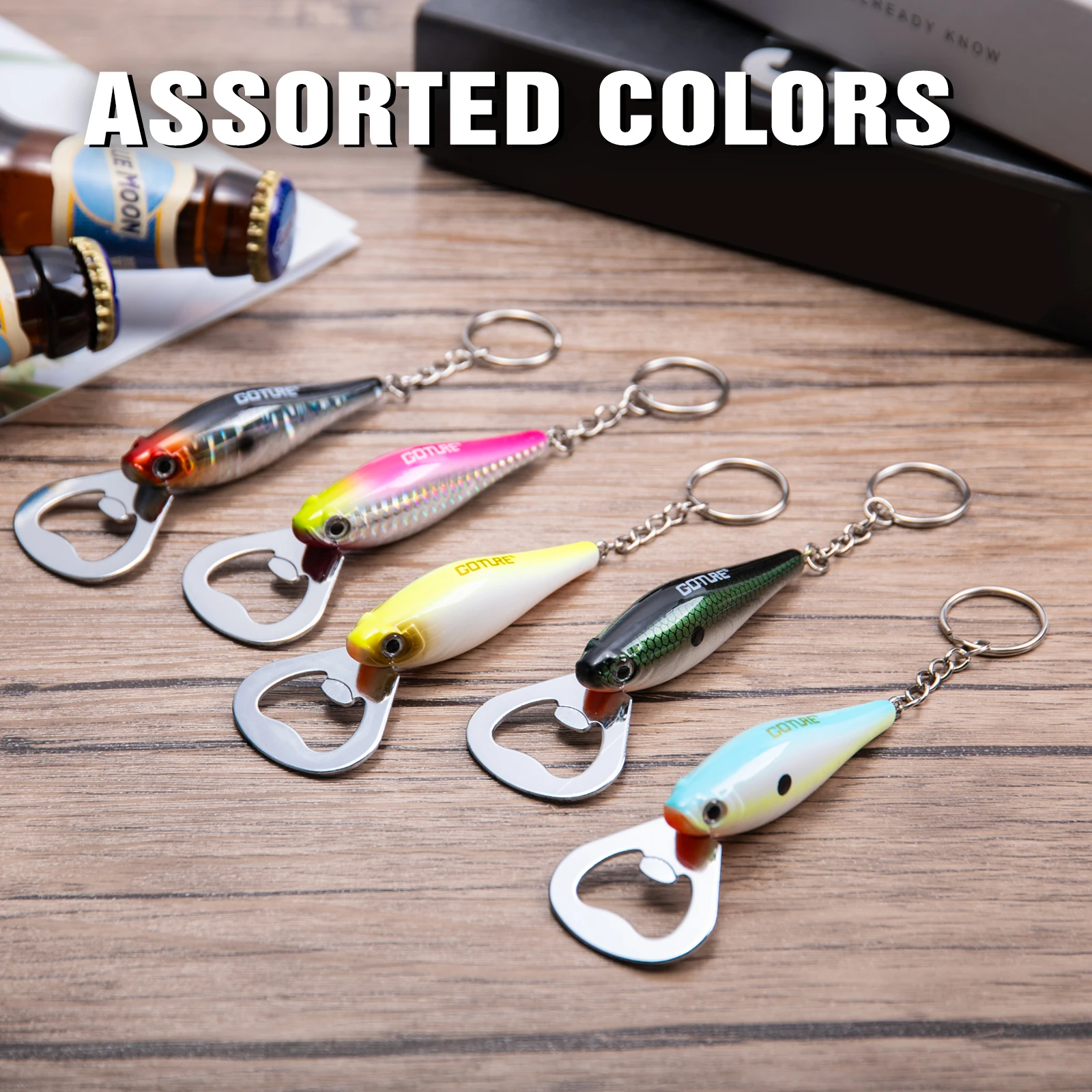 Kitchen Gadgets List - Goture-rebotellas con señuelo de pesca, accesorio