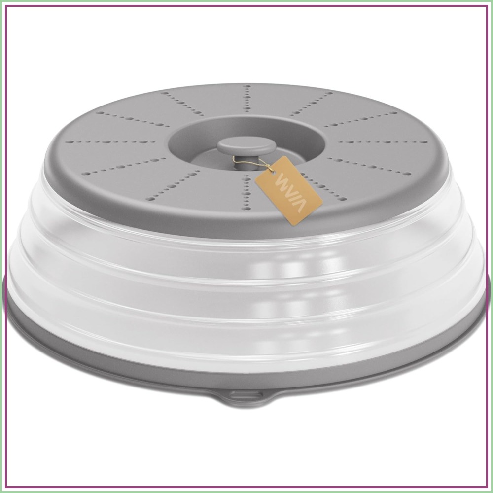 Kitchen Gadgets Images - Cubierta Antisalpicaduras para Microondas, Protector de