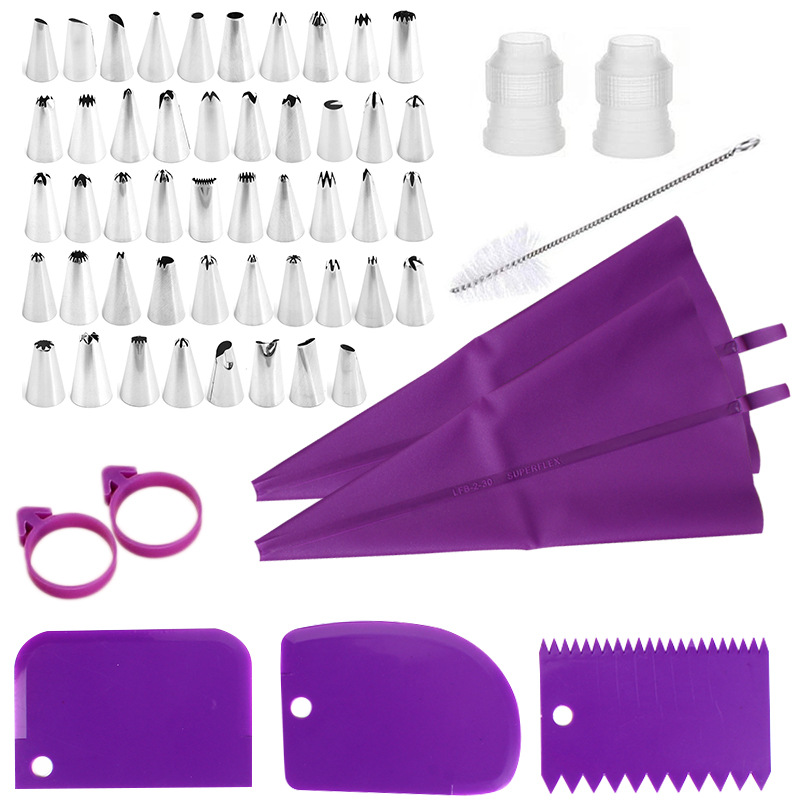 Quality Kitchen Gadgets - Juego de boquillas de acero inoxidable
