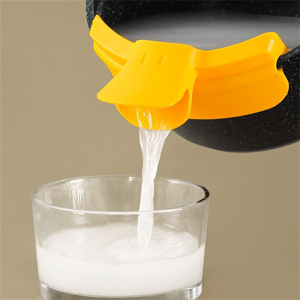 Kitchen Gadgets Guide - Embudo líquido antiderrames para sopa, utensilios