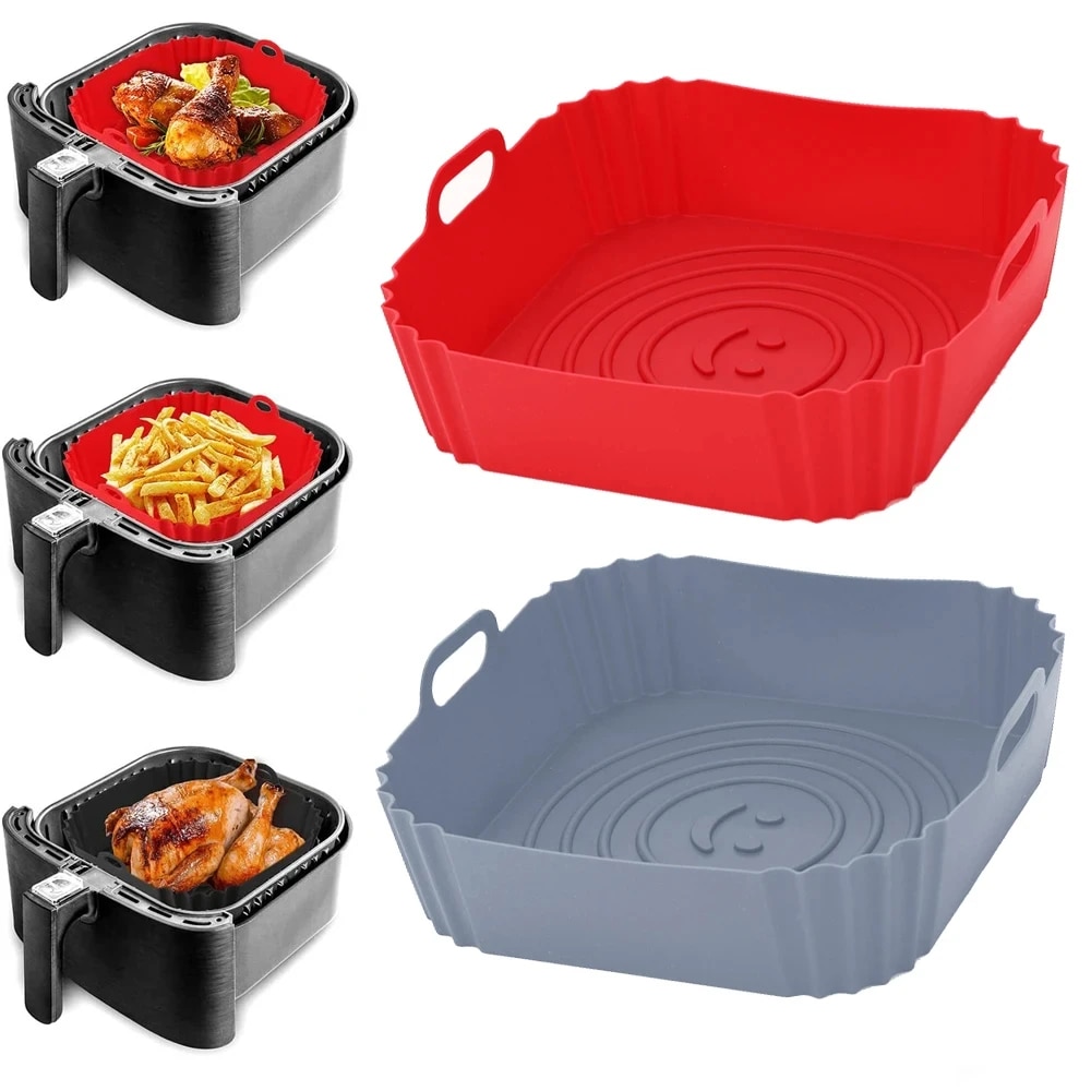 Air Fryer Accessories - 1 unidad de cesta de silicona