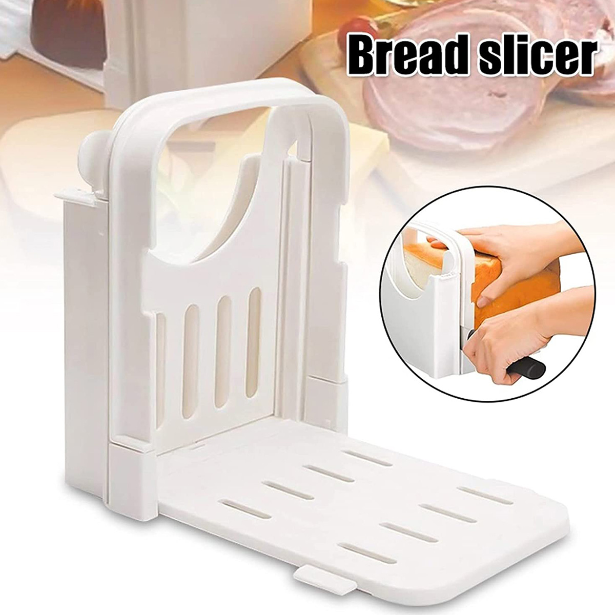 Kitchen Gadgets Guide - Herramienta cortadora de tostadas, rebanadora de