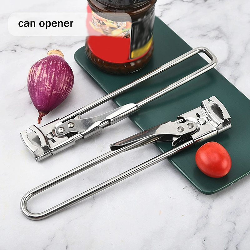 Quality Kitchen Gadgets - Abrelatas Multifuncional Ajustable 2026, Herramienta de