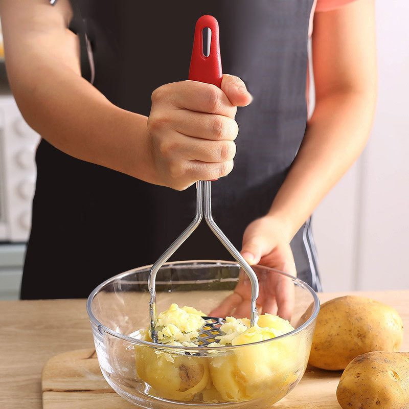 Kitchen Gadgets Machine - Trituradora de patatas de acero inoxidable,
