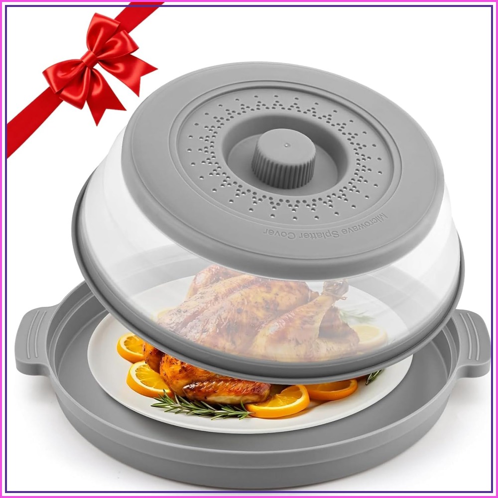 Kitchen Gadgets Images - Cubierta Antisalpicaduras para Microondas Grande de