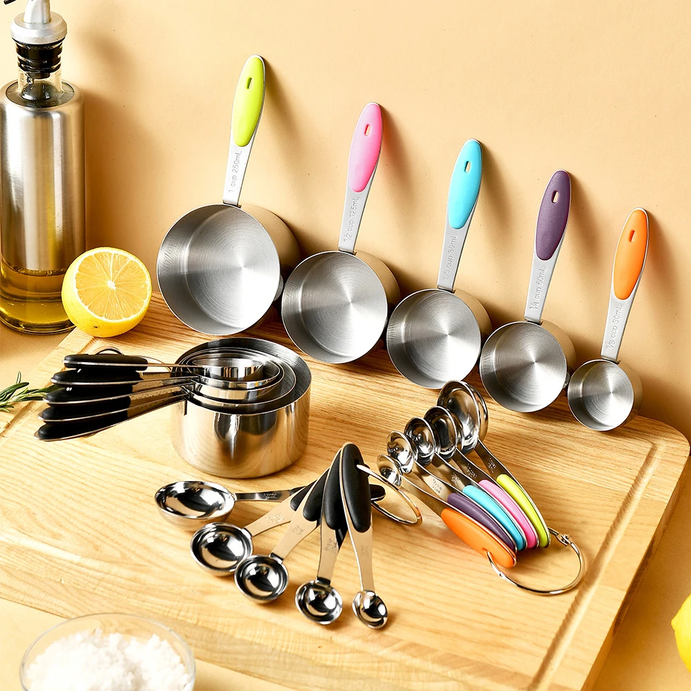 Juego de tazas y cucharas medi - Kitchen Gadgets List reseña y precio