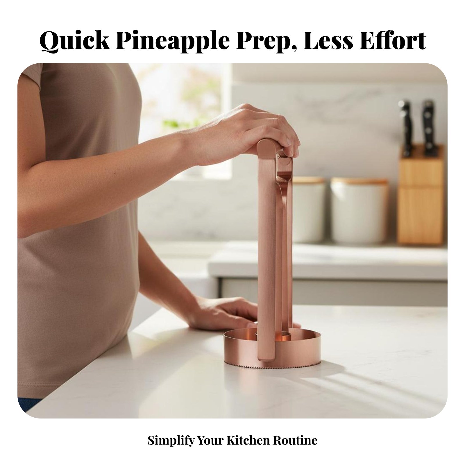 Cortador de Piña de Acero Inox - Kitchen Gadgets Useful reseña y precio