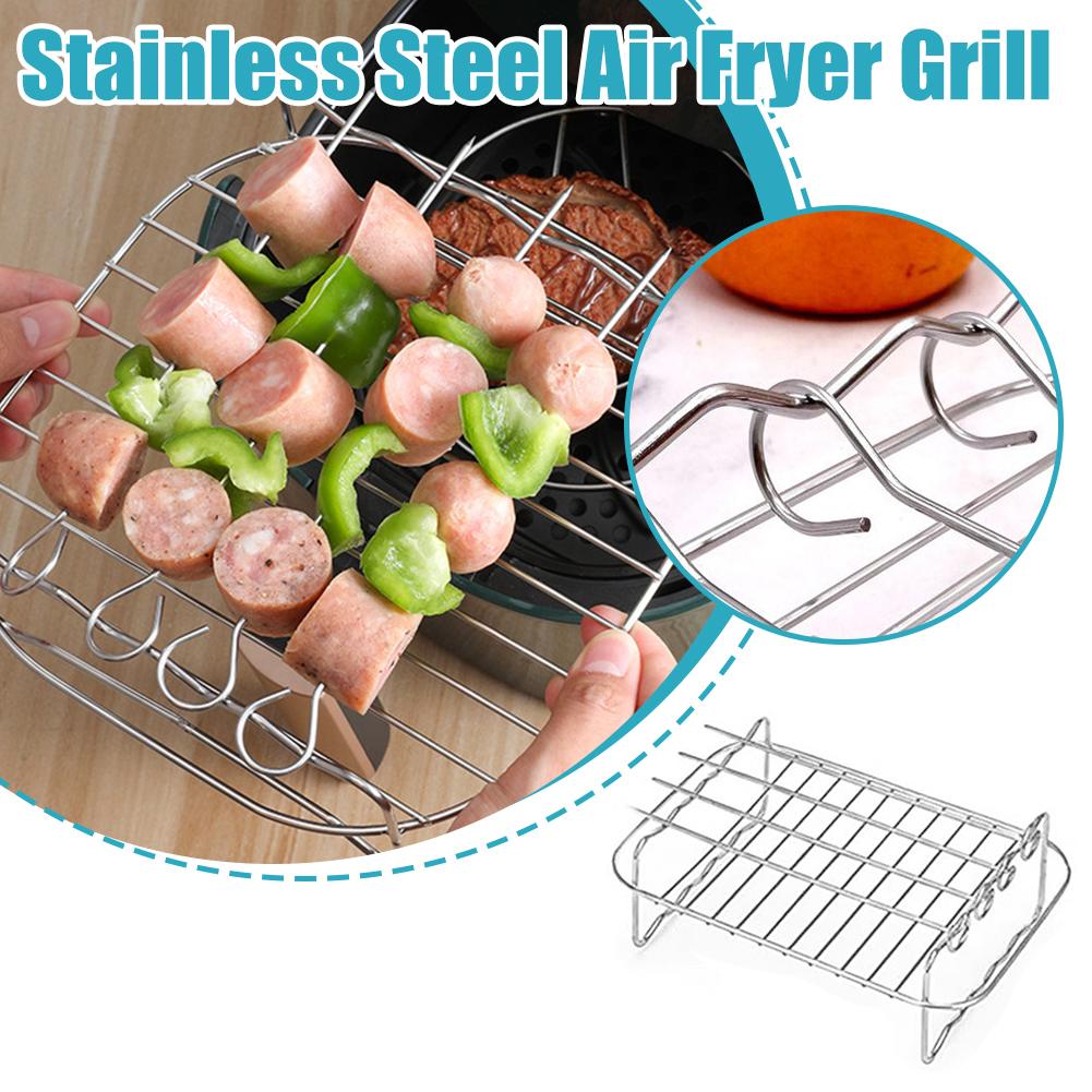 Freidora de aire de acero inox - Air Fryer Accessories reseña y precio