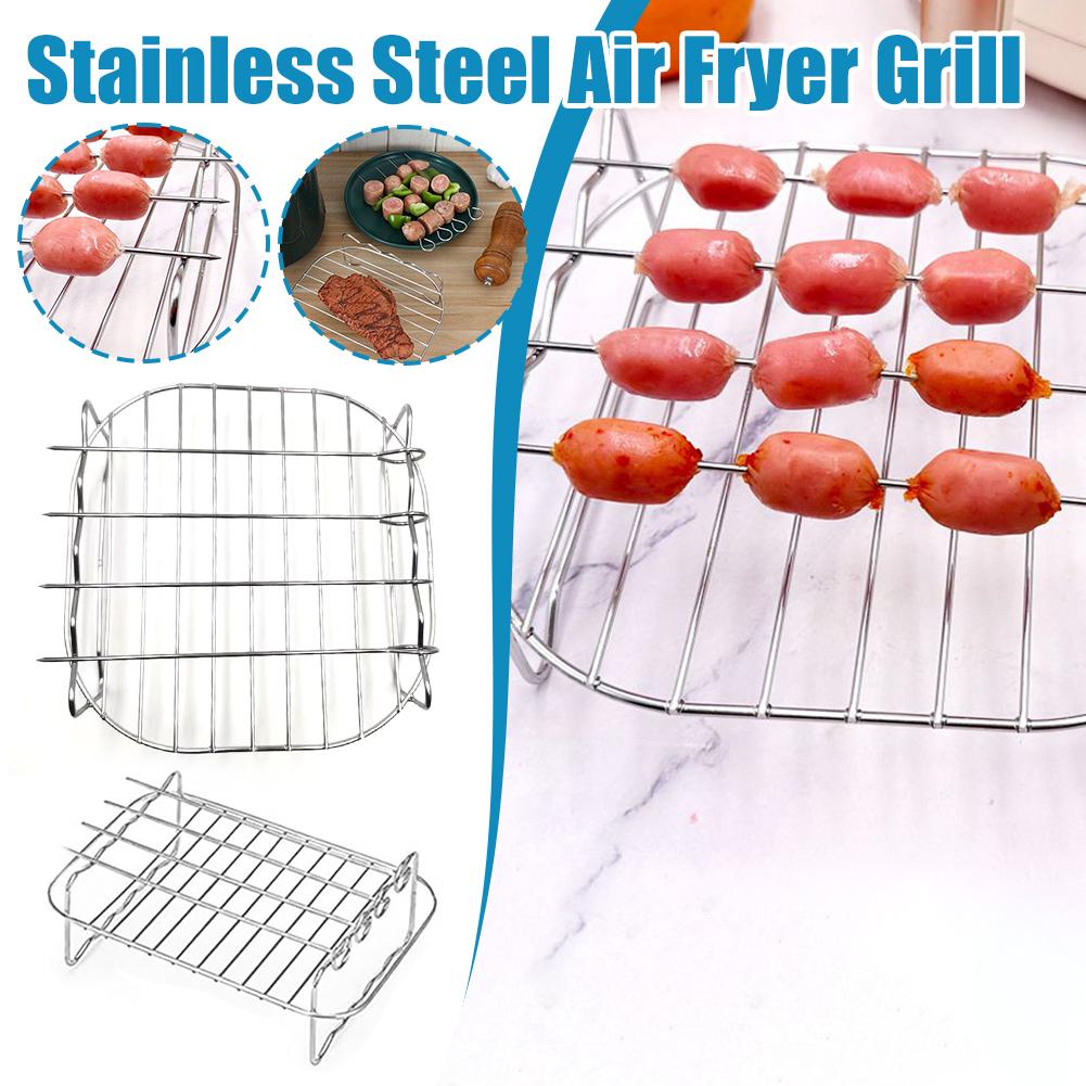 Freidora de aire de acero inox - Air Fryer Accessories reseña y precio