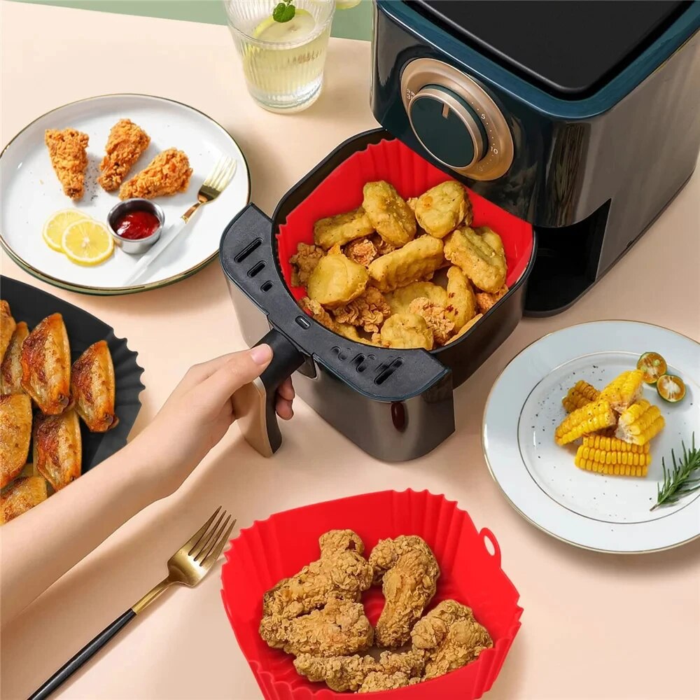 1 unidad de cesta de silicona  - Air Fryer Accessories reseña y precio