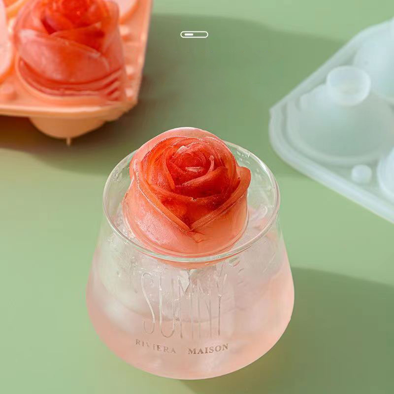 Moldes de hielo de rosas 3D, b - Quality Kitchen Gadgets reseña y precio