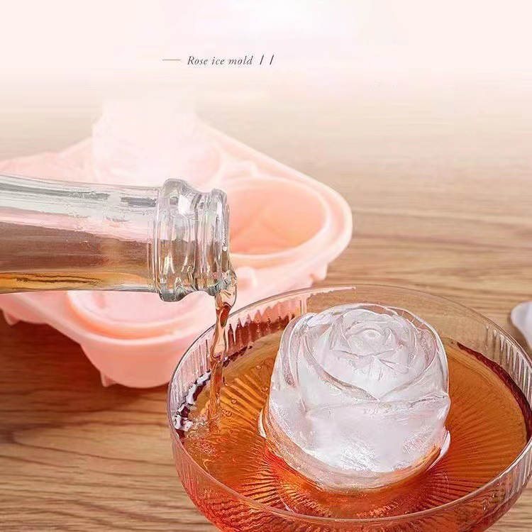 Moldes de hielo de rosas 3D, b - Quality Kitchen Gadgets reseña y precio