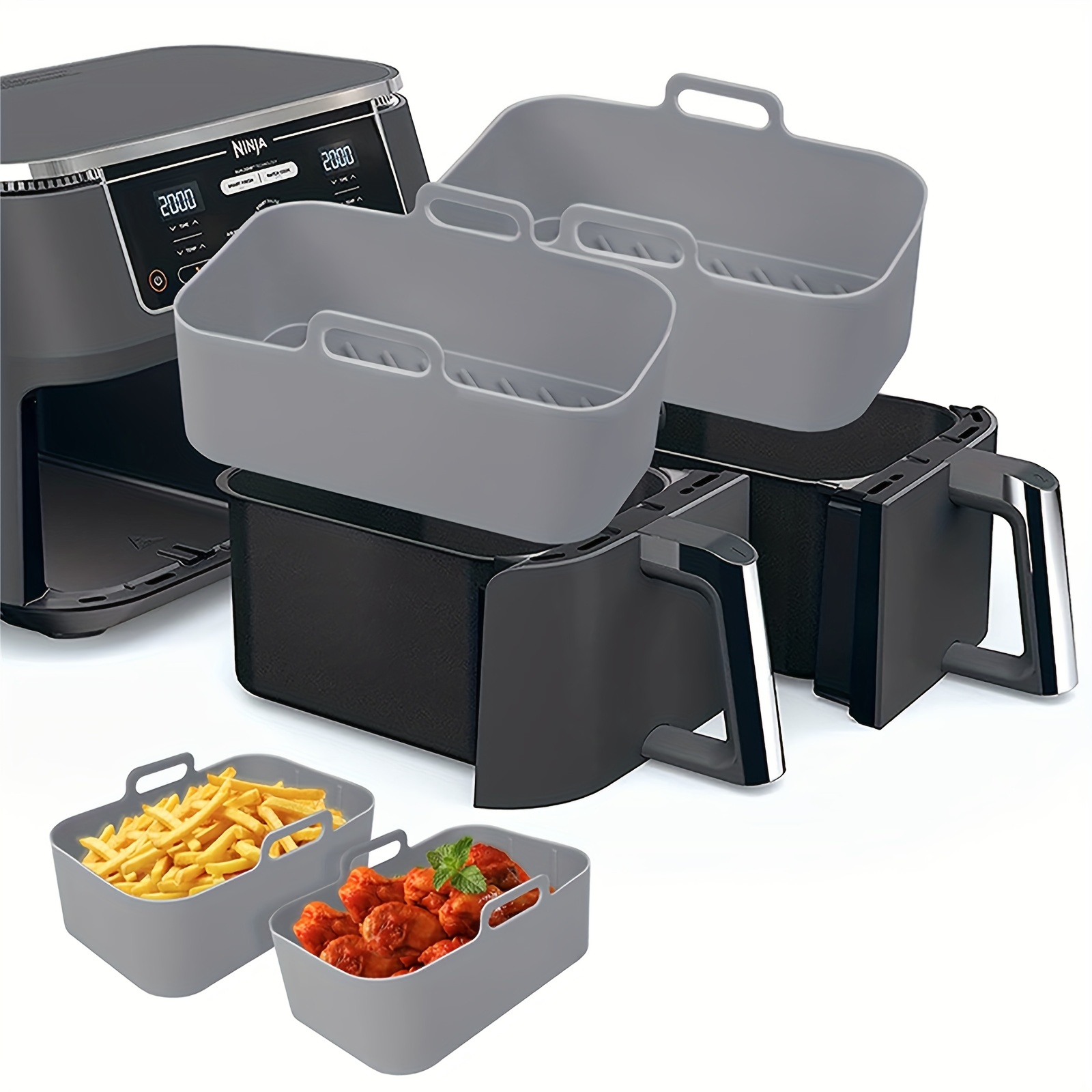 Bandeja de silicona para freid - Air Fryer Accessories reseña y precio