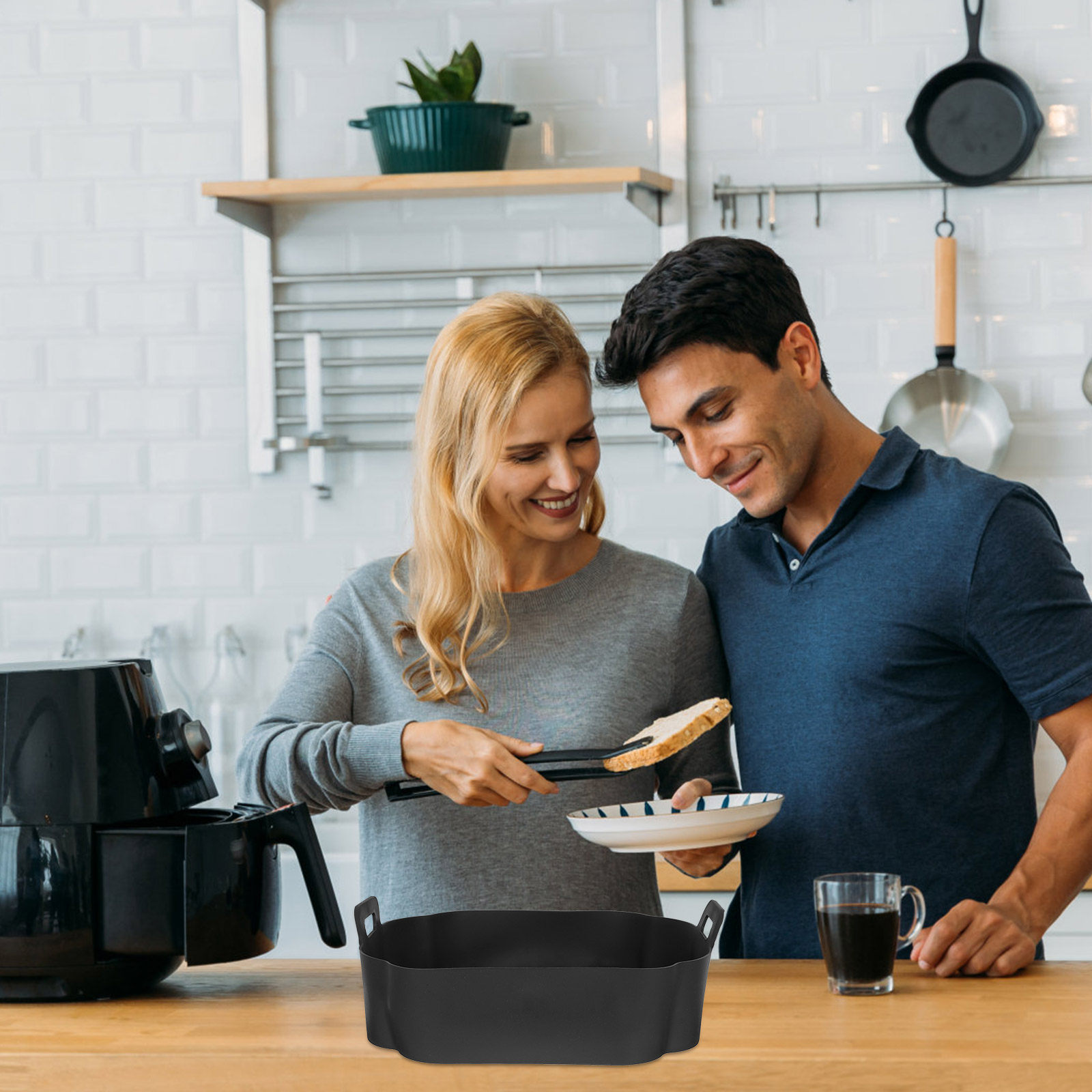 Revestimiento de Silicona para - Air Fryer Accessories reseña y precio