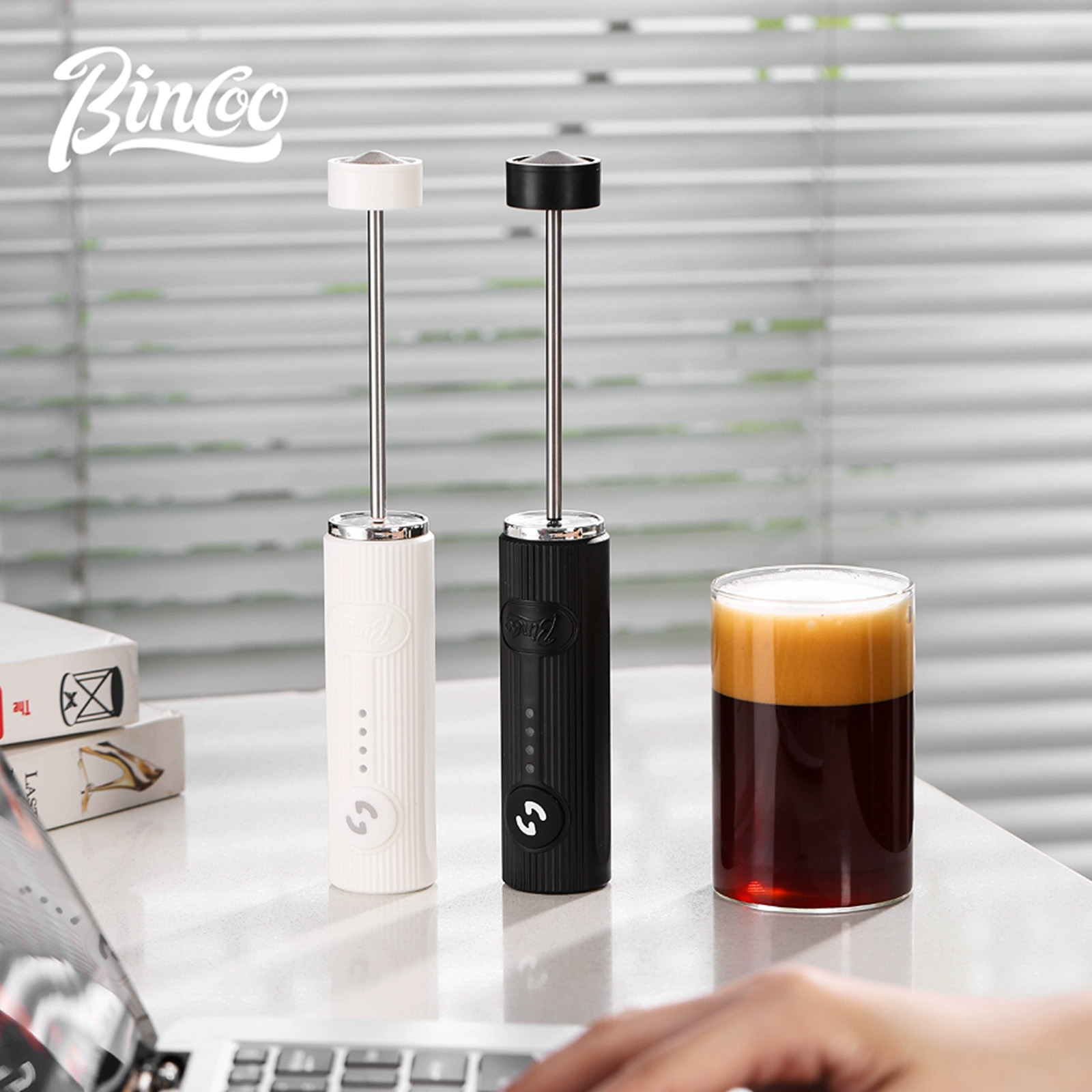 BINCOO-espumador de café eléct - Kitchen Gadgets Products reseña y precio